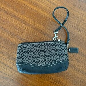 Y2K Coach Signature C Wristlet